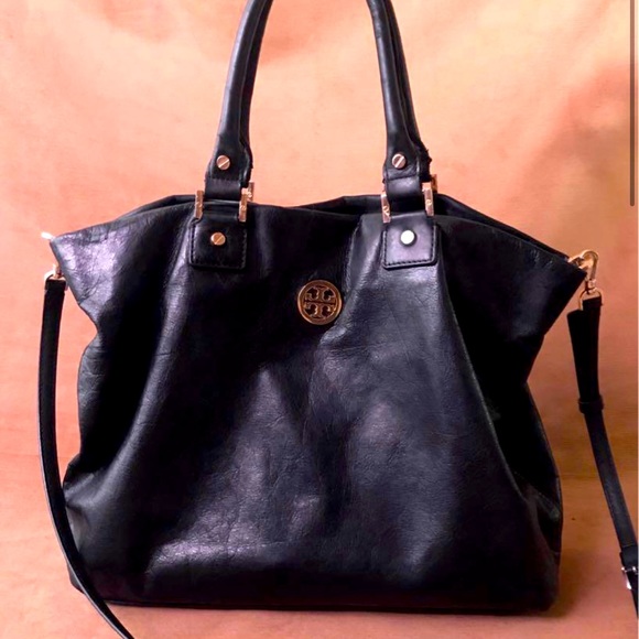 Tory Burch 💯 Authentic Black Soft Glazed Bag/Crossbody. - Picture 7 of 13